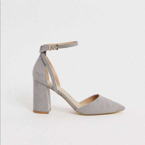 RAID Katy gray block heeled shoes - Picture 2 of 7